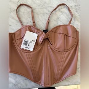 Forever 21 leather top